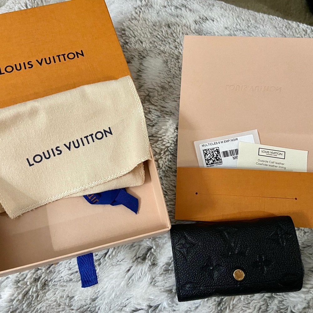 Louis Vuitton Empreinte Leather 6 key holder